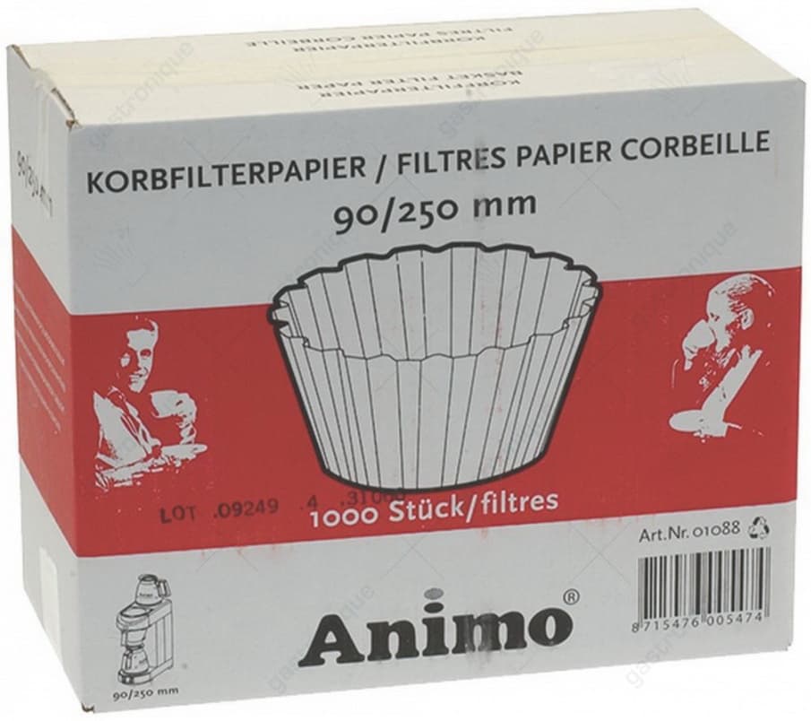basket paper filter ø 90/250 mm 1000pcs - Image 1