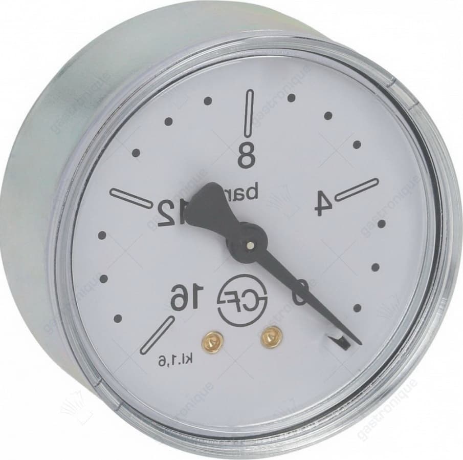 manometer ø 62 mm 0 tot 16 bar