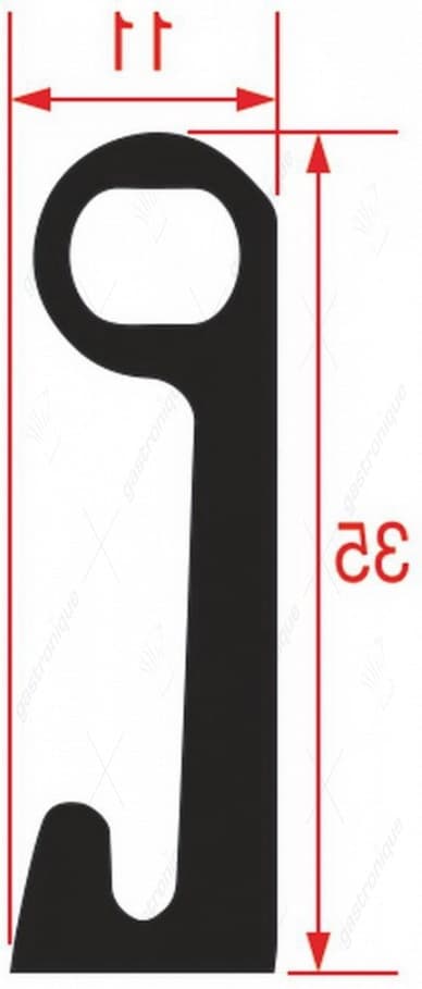 deurrubber voor koelcels 8511 - - Image 1