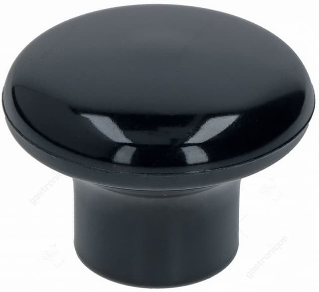 knob for oven ø 45 mm m10x1 black - Thumbnail 1