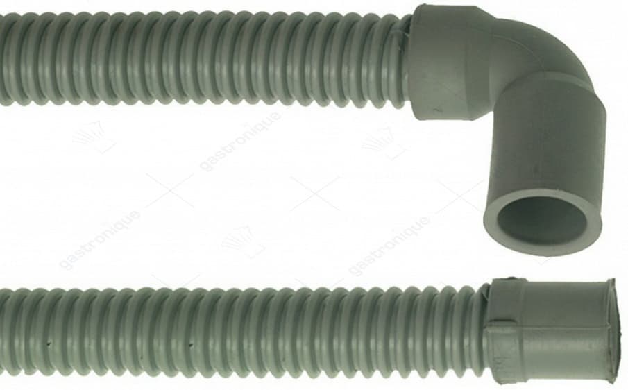 afvoerslang 2100 mm ø 19 mm ø 19 mm recht ø 22 mm haaks mm int.