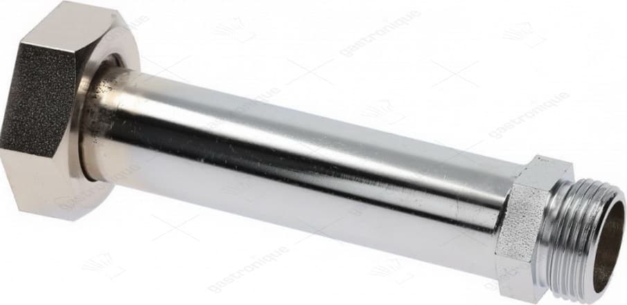 drain pipe st. steel ø 25x120 mm - Image 1