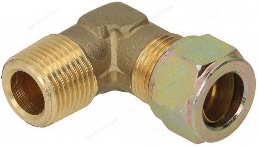 elbow fitting ø 3/8"m - Image 1