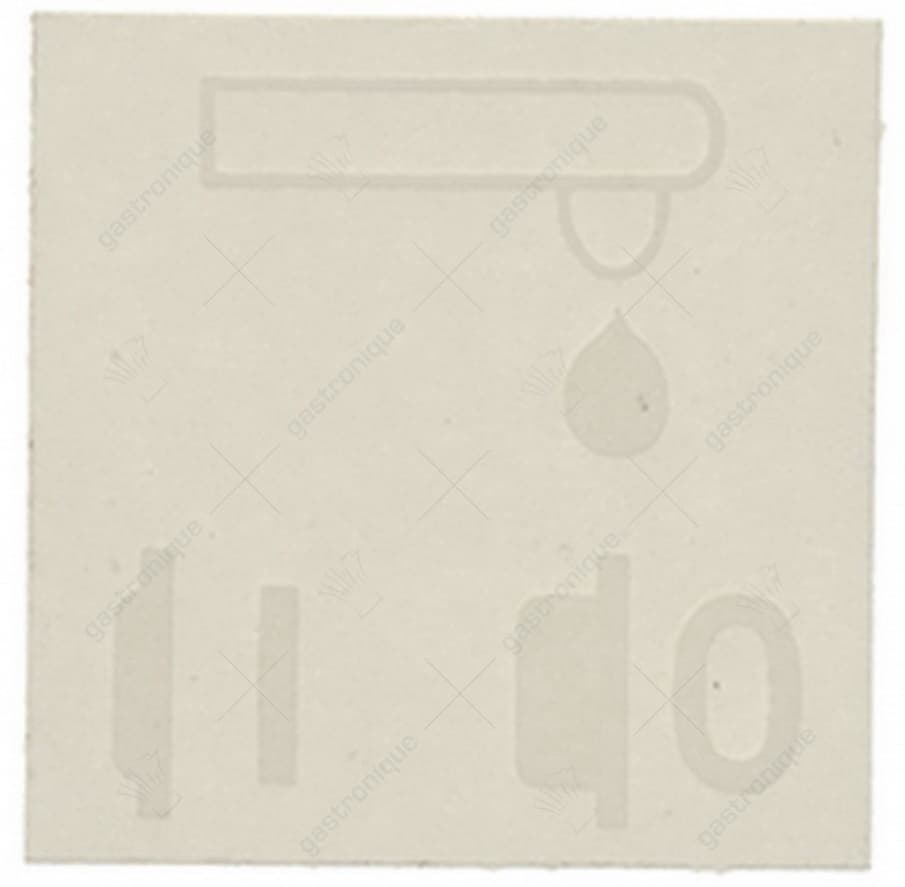 symbool 5034672 TARGHETTA CARICO ACQUA