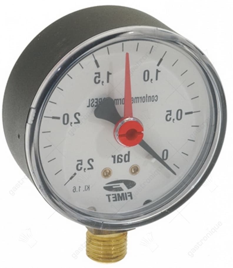 pressure gauge ø 63 mm 0÷2,5bar - Image 1