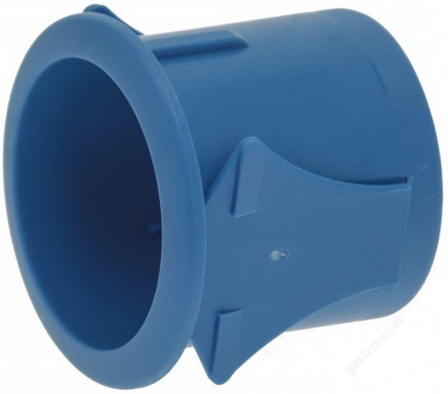 frame drukschakelaar rond blauw