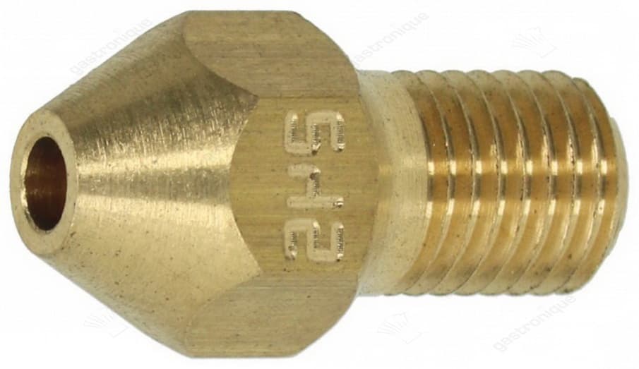 gas jet m6x0.75 ø 2.45 mm
