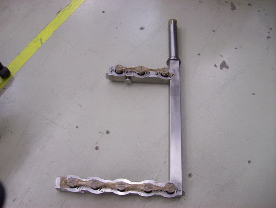Waschrampe links          Länge 940mm Wascharm oben 460mm  Wascharm unten 295mm