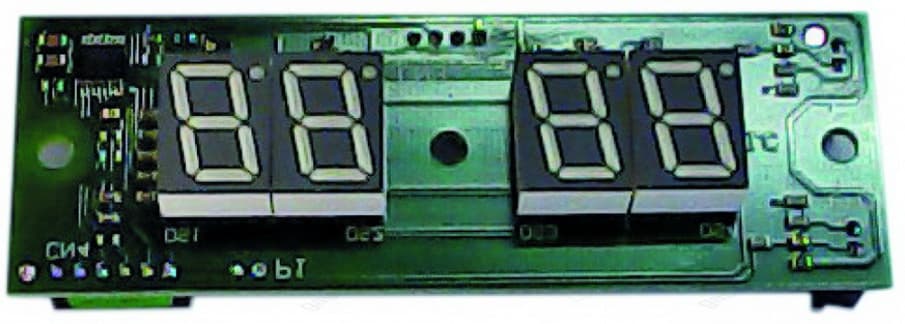 display board for digital thermometer