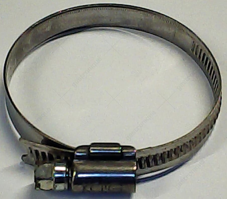 Slangklemmen ø 40-60mm RVS H 12mm E7 Geschikt voor de voedingsindustrie