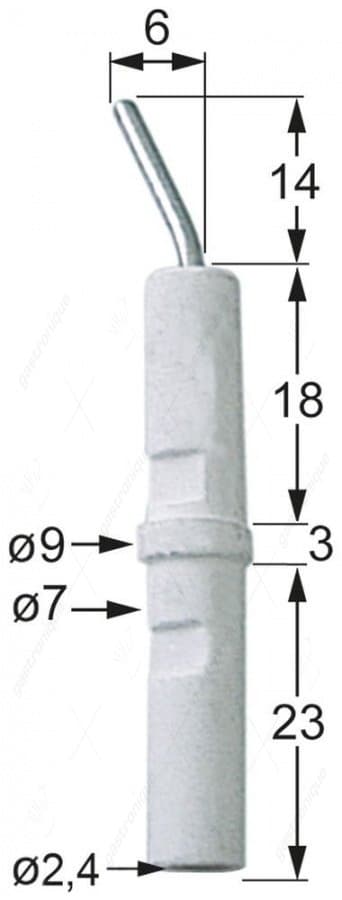 BOUGIE ONTSTEKINGSKABELS ROND ø 7x44 mm