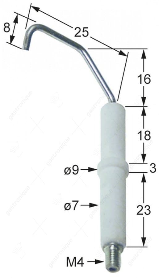 BOUGIE ONTSTEKINGSKABELS ROND ø 7x44 mm - Image 1