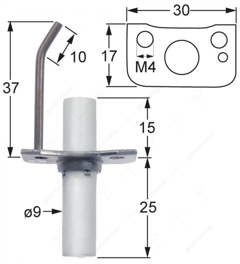 bougie ontstekingskabels rond ø 9x42 mm