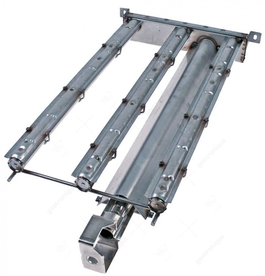 staafbrander 3-rijen L 610mm B 280mm H 60mm lavasteengrill
