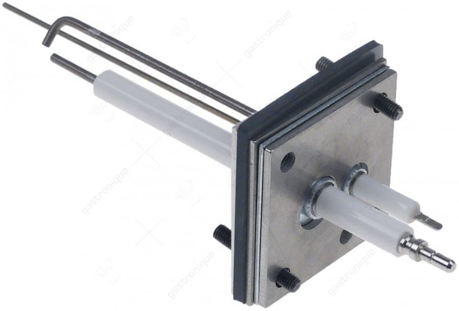 kaars flens L 55mm flens B 55mm D1 ø 9.3mm
