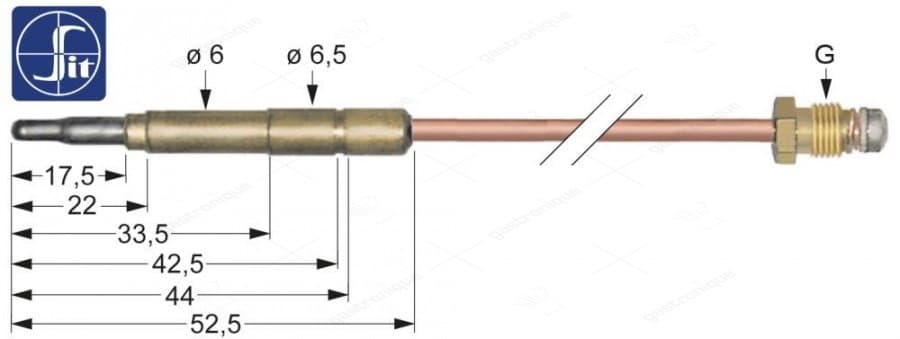 thermocouple sit m9x1 40 cm