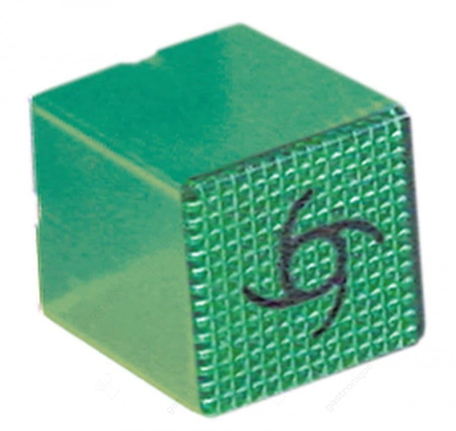 GROENE LENS 23x23 mm "FIETS"