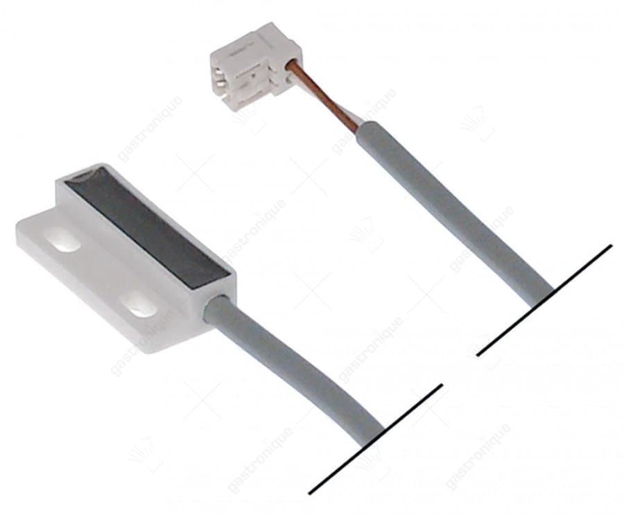 magneetschakelaar L 32mm B 15mm 1NO 250V 0,5A P max. 50W aansluiting gecodeerde aansluiting