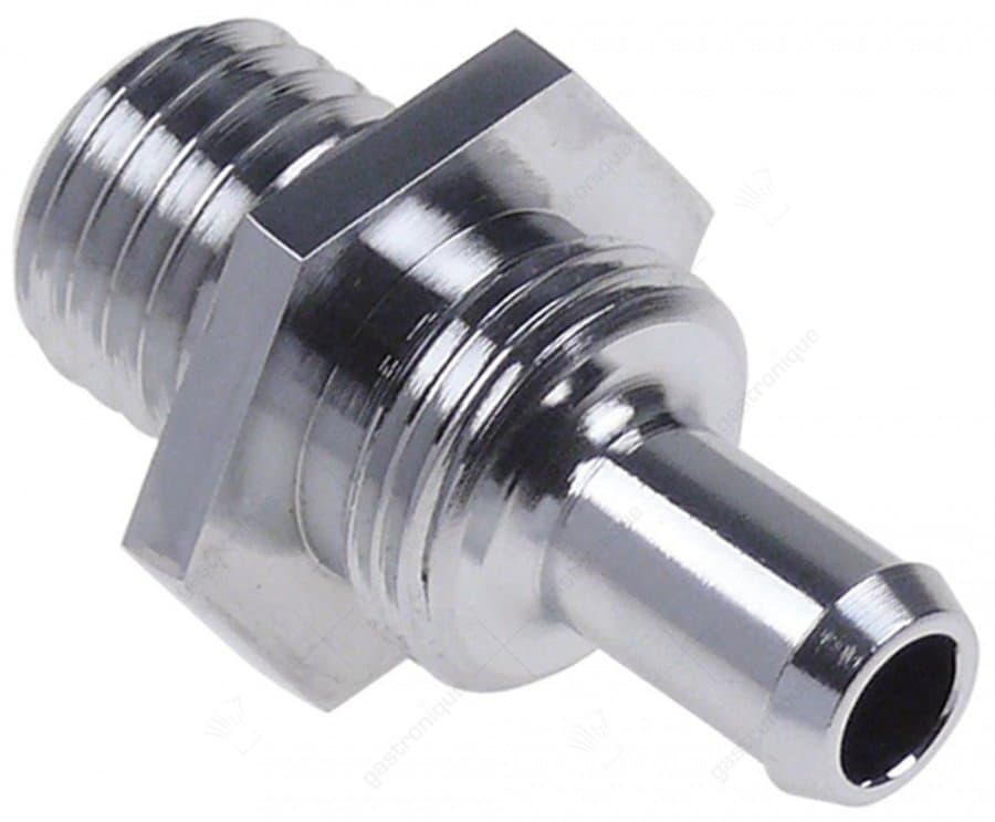 slangaansluiting draad M20x2,5 5/8" pijp (22,7mm) tule ø 11,5mm ID ø messing verchroomdmm - Image 1
