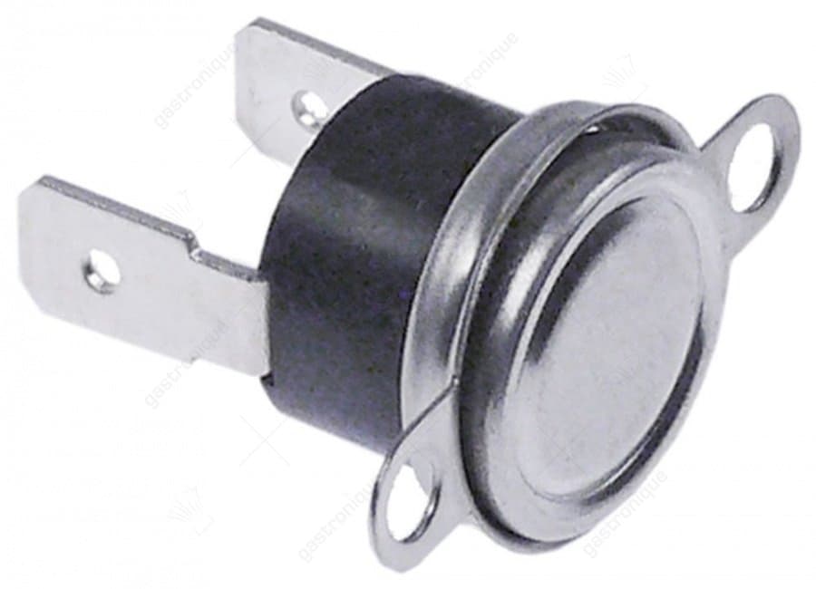 clixonthermostaat LA 23,8mm uitschakeltemp. 55°C 1NC 1-polig 16A 250V aansluiting F6,3