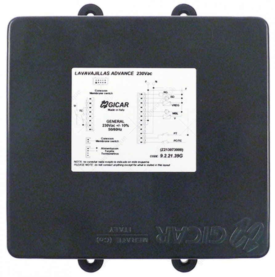 printplaat vaatwasser AD-72/48/64 L 128mm B 118mm passend voor FAGOR met behuizing H 55mm