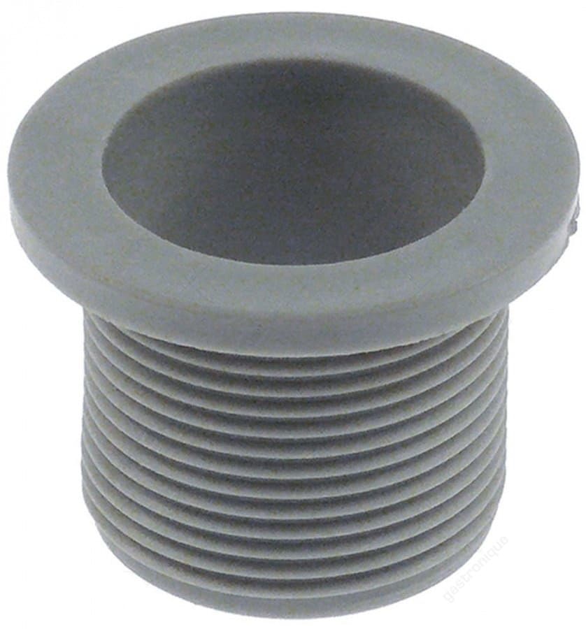 afvoerventiel draad 1¼" AD ø 54mm H 40mm ID ø 36/33mm