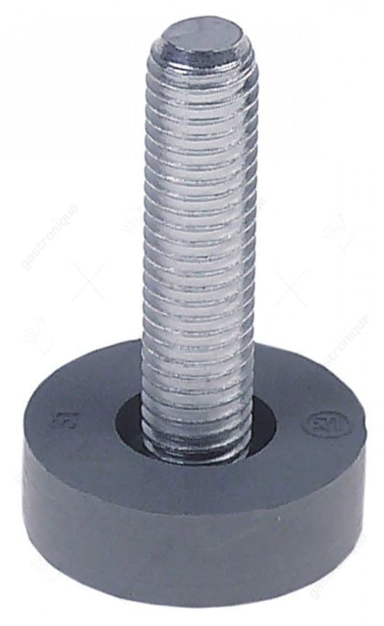 apparaatvoet draad M10 draad L 40mm H 10mm ø 30mm vpe 1stuk