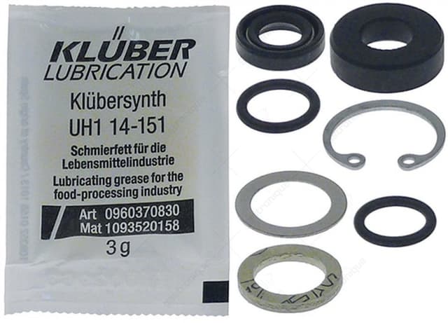 reparatieset schachtpakking pakking en vet voor heteluchtoven SCC, CM61-202 vanaf 06/2007 - Thumbnail 1
