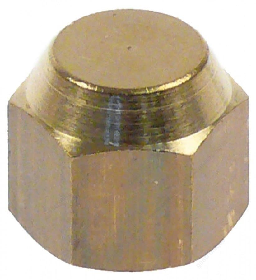 Eindkap draad 1/4" koper SB 16
