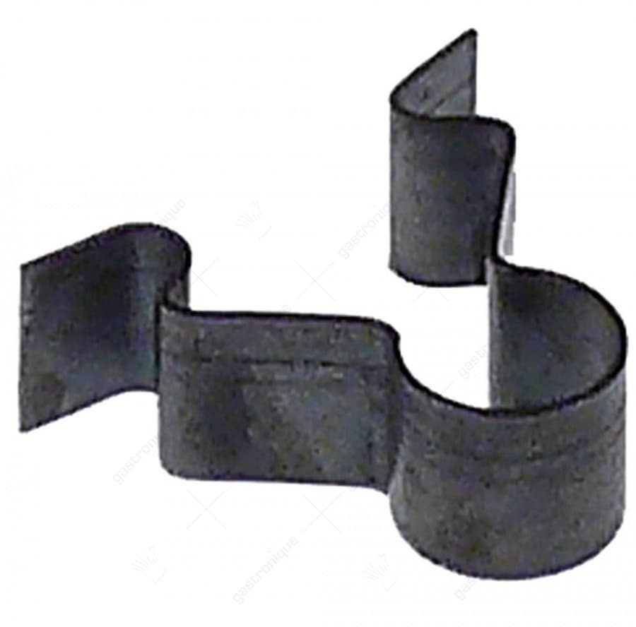veerklem asafname 6mm L 17mm B 14mm H 5mm draad ø 1,5mm