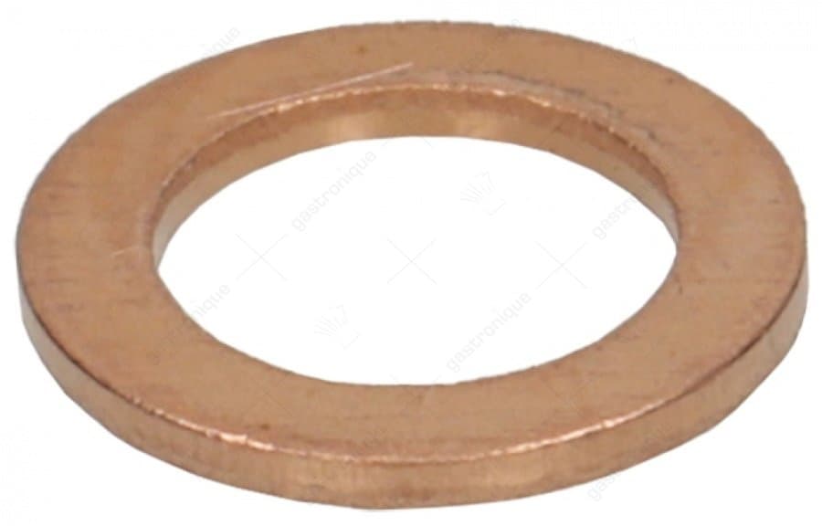 vlakpakking koper OD ø 10mm ID ø 6mm materiaaldikte 1mm vpe 10stuk