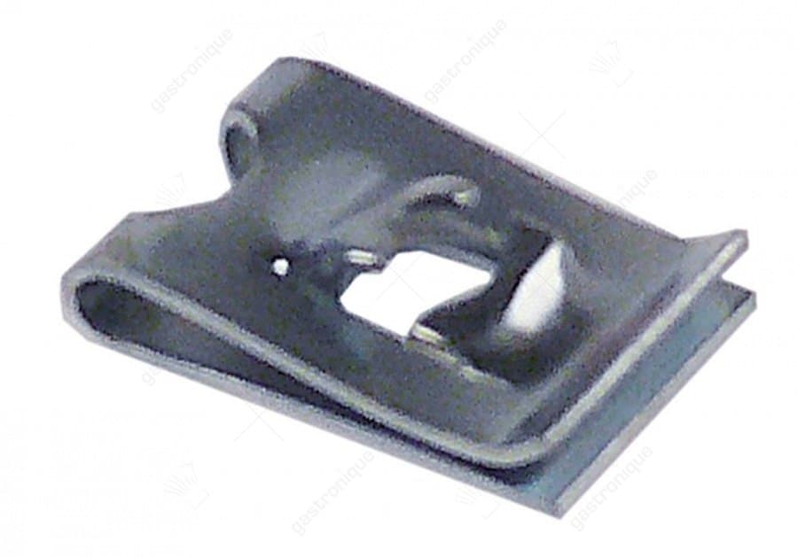 plaatmoer gat ø 2,9mm L 17mm B 12mm