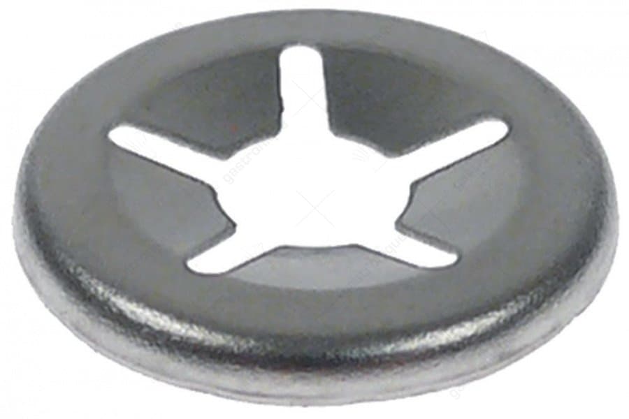 klemschijf maximale ø 4mm OD ø 11,5mm RVS