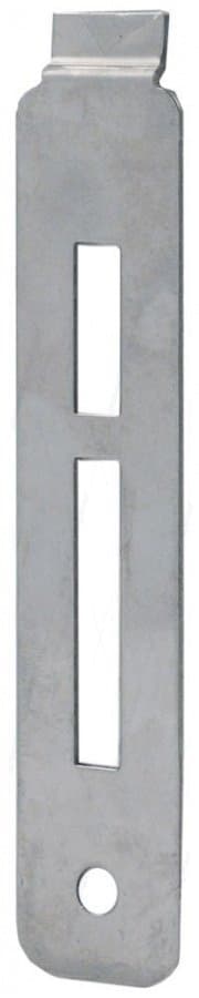 geleiding L 128mm B 26mm materiaaldikte 1mm uitsparing 7x41 7x22,5mm voor scharnier