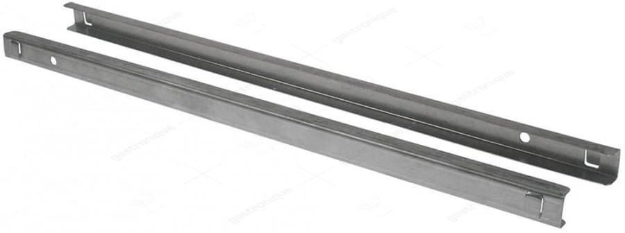 geleiderail per paar L 562mm B 15mm binnenhoogte 24mm haakbreedte 12mm