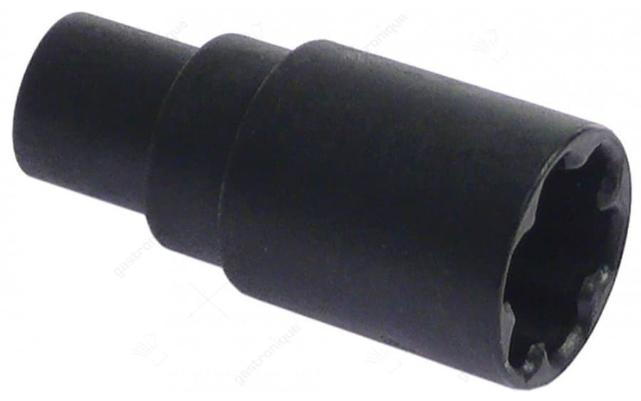 koppeling asafname 5,5mm D1 ø 10mm D2 ø 16mm L1 34mm 6 tanden