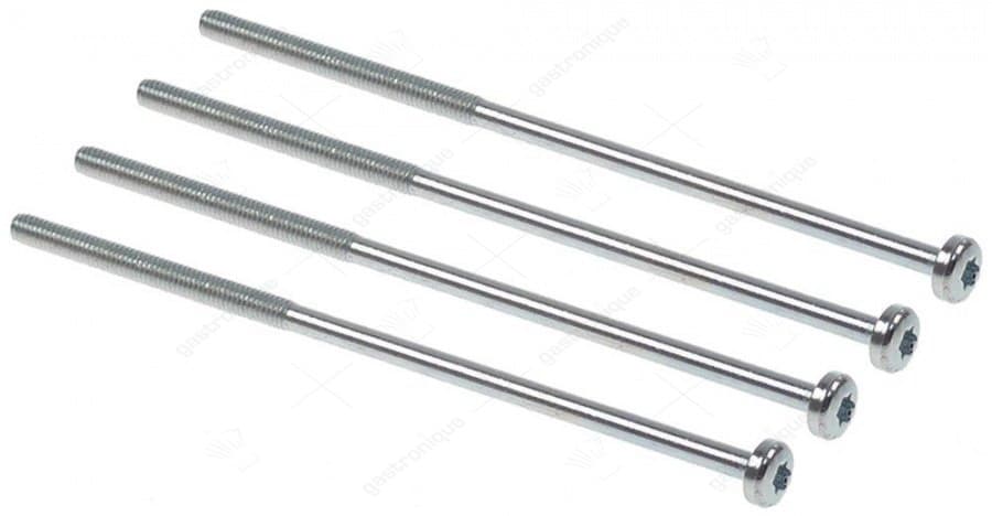 schroef draad M4 L 107mm draad L 40mm kop ø 8mm vpe 4stuk voor staafmixer - Image 1