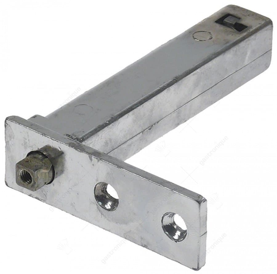 veerscharnier rechts/links L 74mm B 24mm H 104mm A 6mm B 12mm koelapparaat bevestigingsafstand 25mm - Image 1