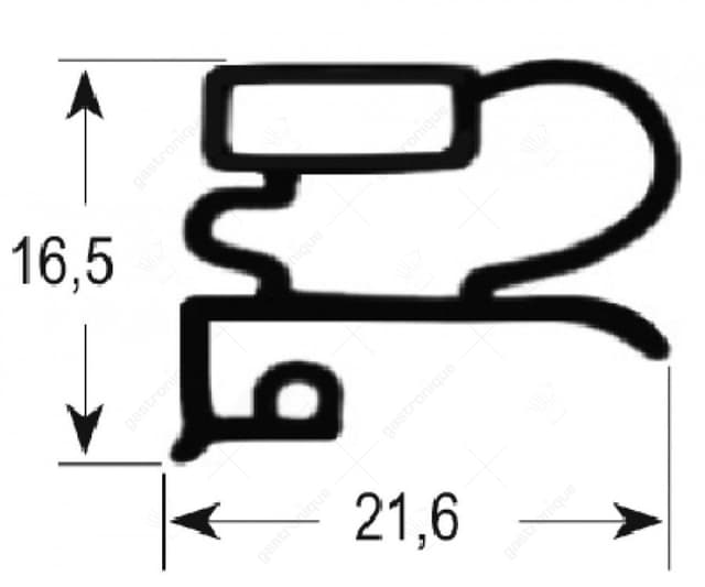 DEURRUBBER 630x424 mm - Thumbnail 1