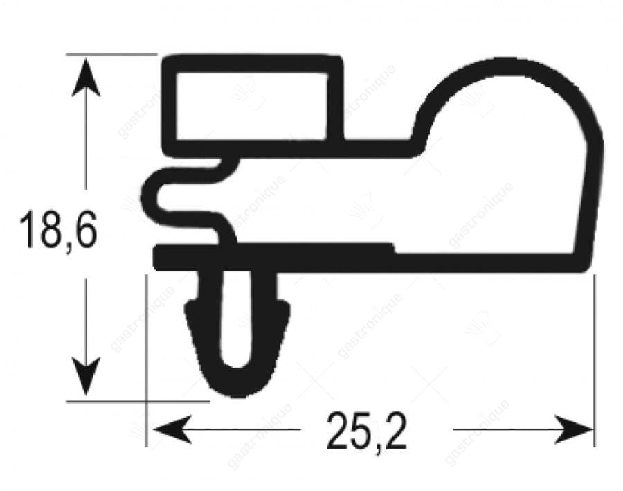 DEURRUBBER 620x520 mm