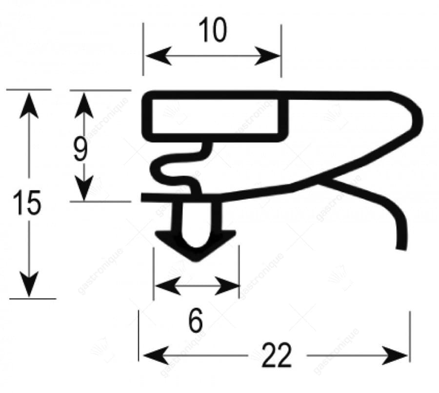 Deurrubber 425x185 mm - Image 1