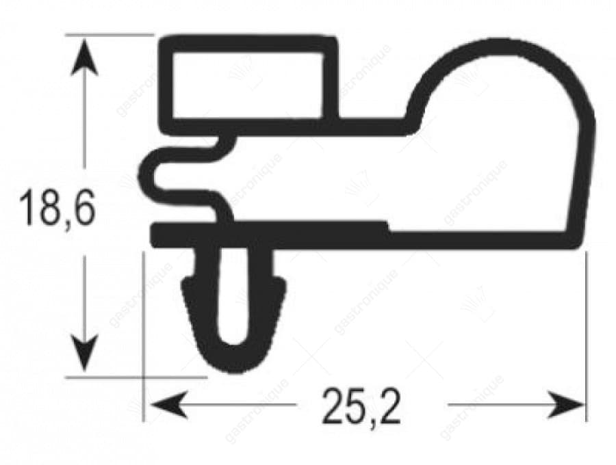 DEURRUBBER 755x660 mm