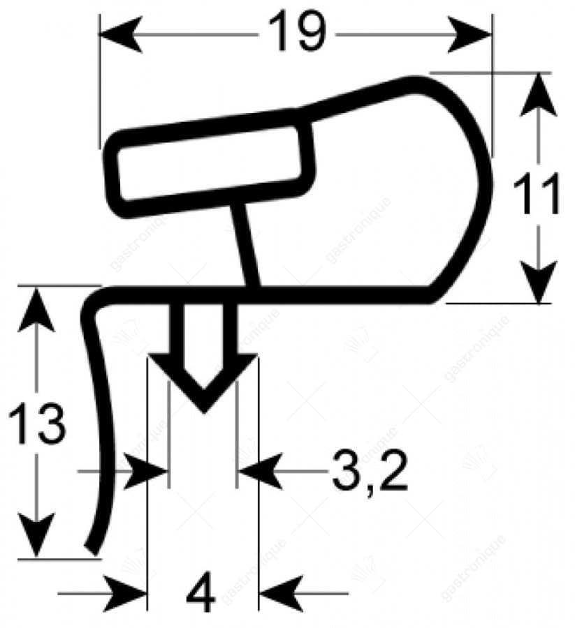 Deurrubber 1675x590 mm - Image 1