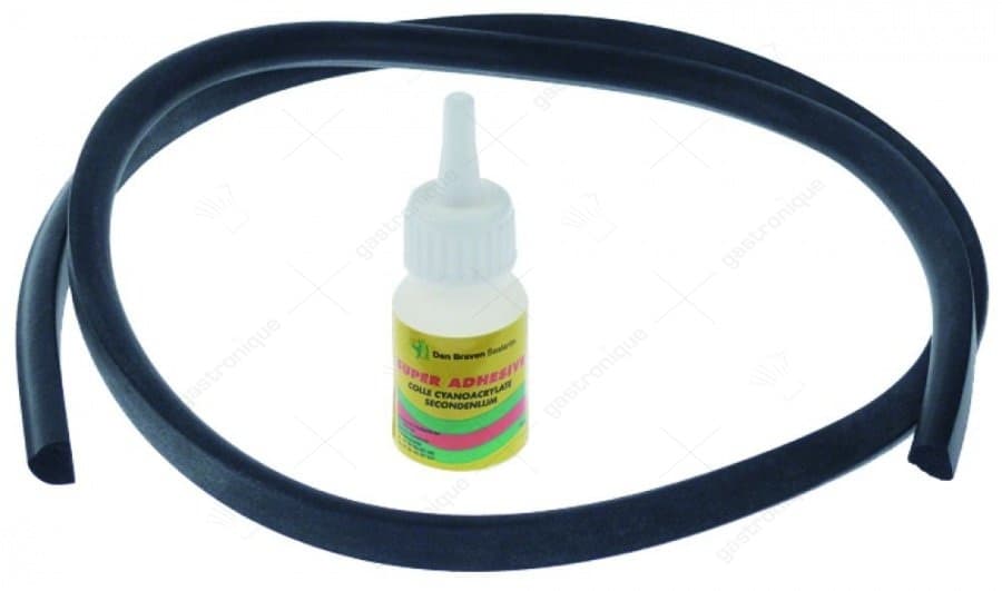 sponsrubberpakking VPE 1200mm incl. lijm voor deksel