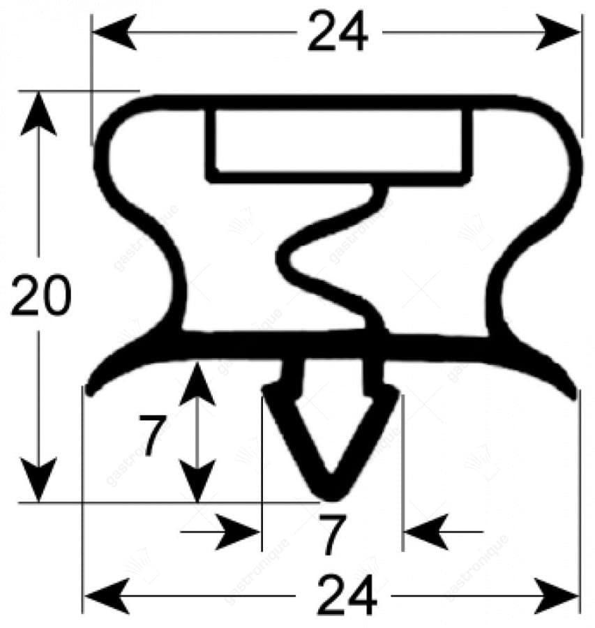DEURRUBBER 645x435 mm