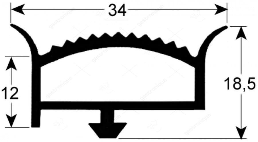 DEURRUBBER VOOR KOELCEL - 6 m - Image 1