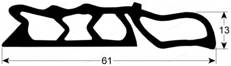 oven carriage gasket 610 mm