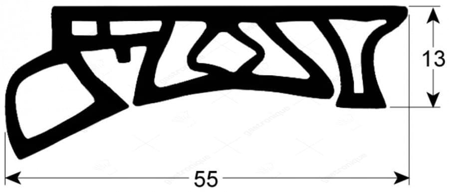 rekkenwagendichting profiel 4095 L 575mm
