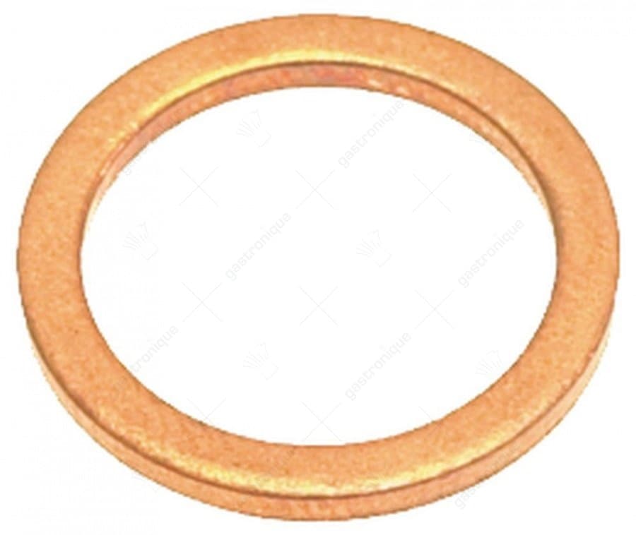 platte pakking in koper ø 19x13,5x1,5 mm