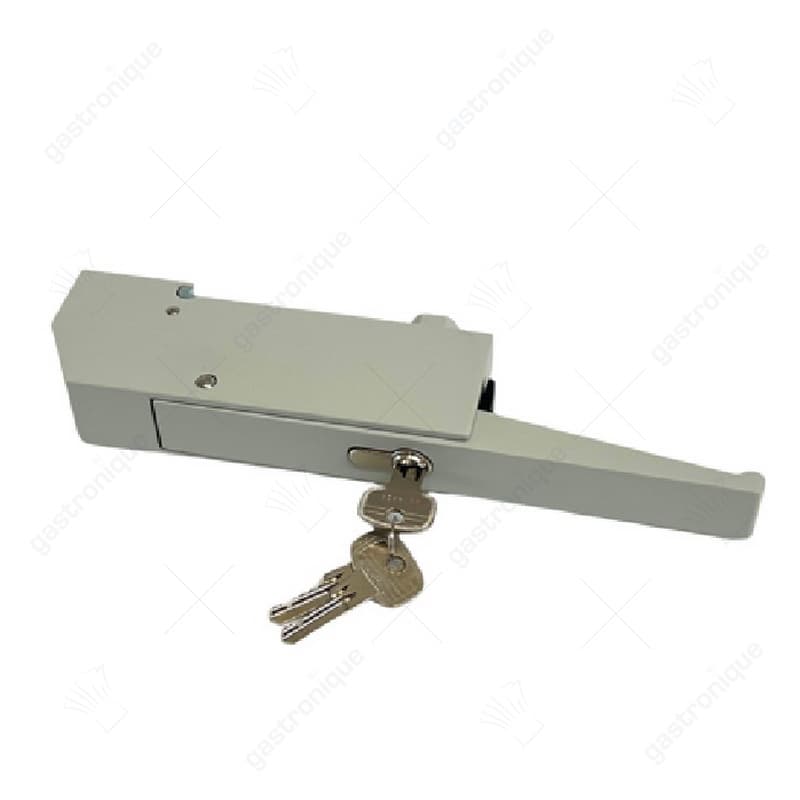 centraalsluiting, zamak grijs gelakt, met profielcylinder - Image 1